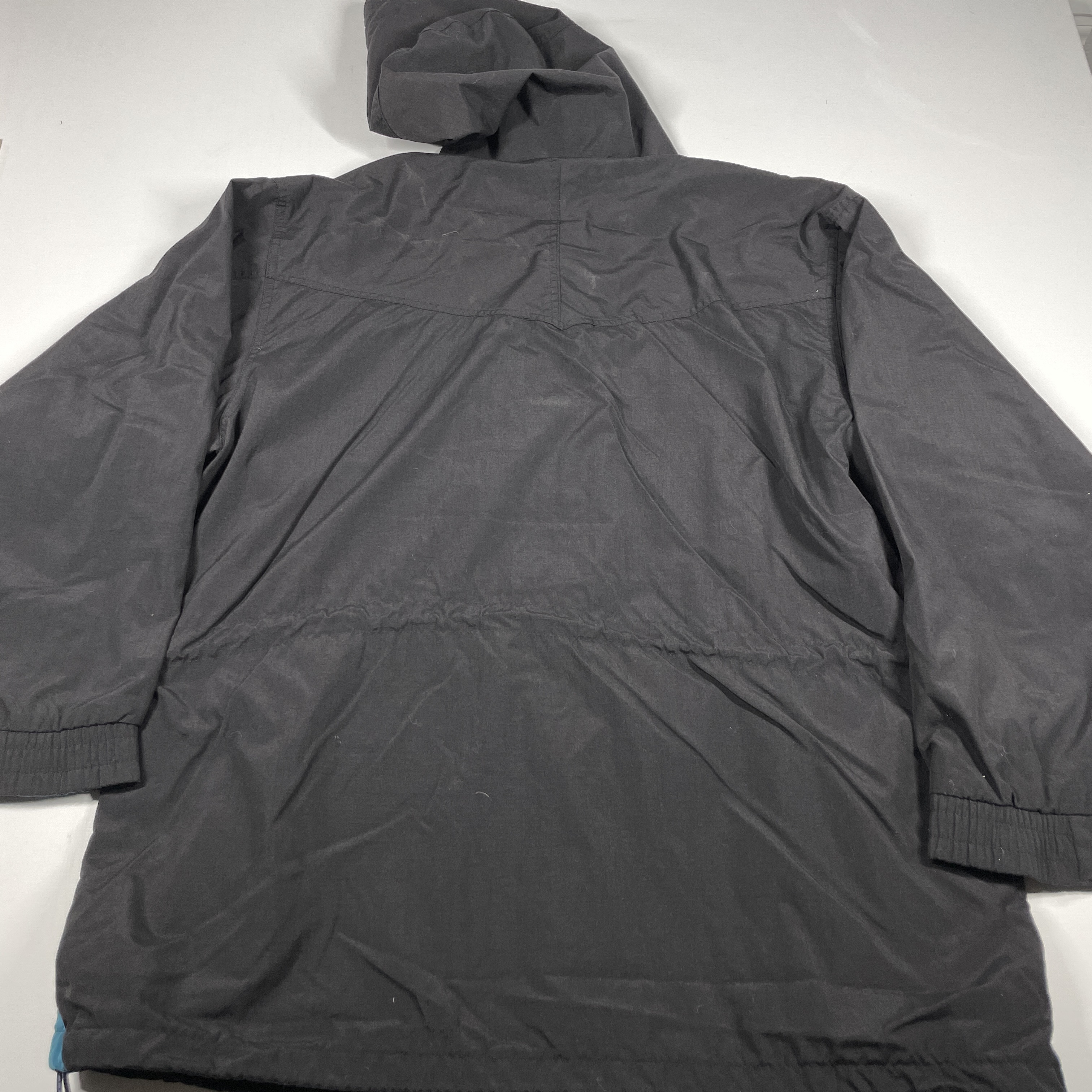 Jansport Mens Jacket Size L Black Hooded Full Zip Long Sleeve